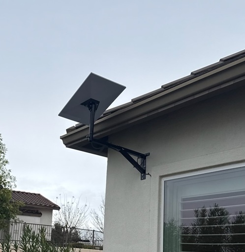 Starlink dish installation in Lafayette LA