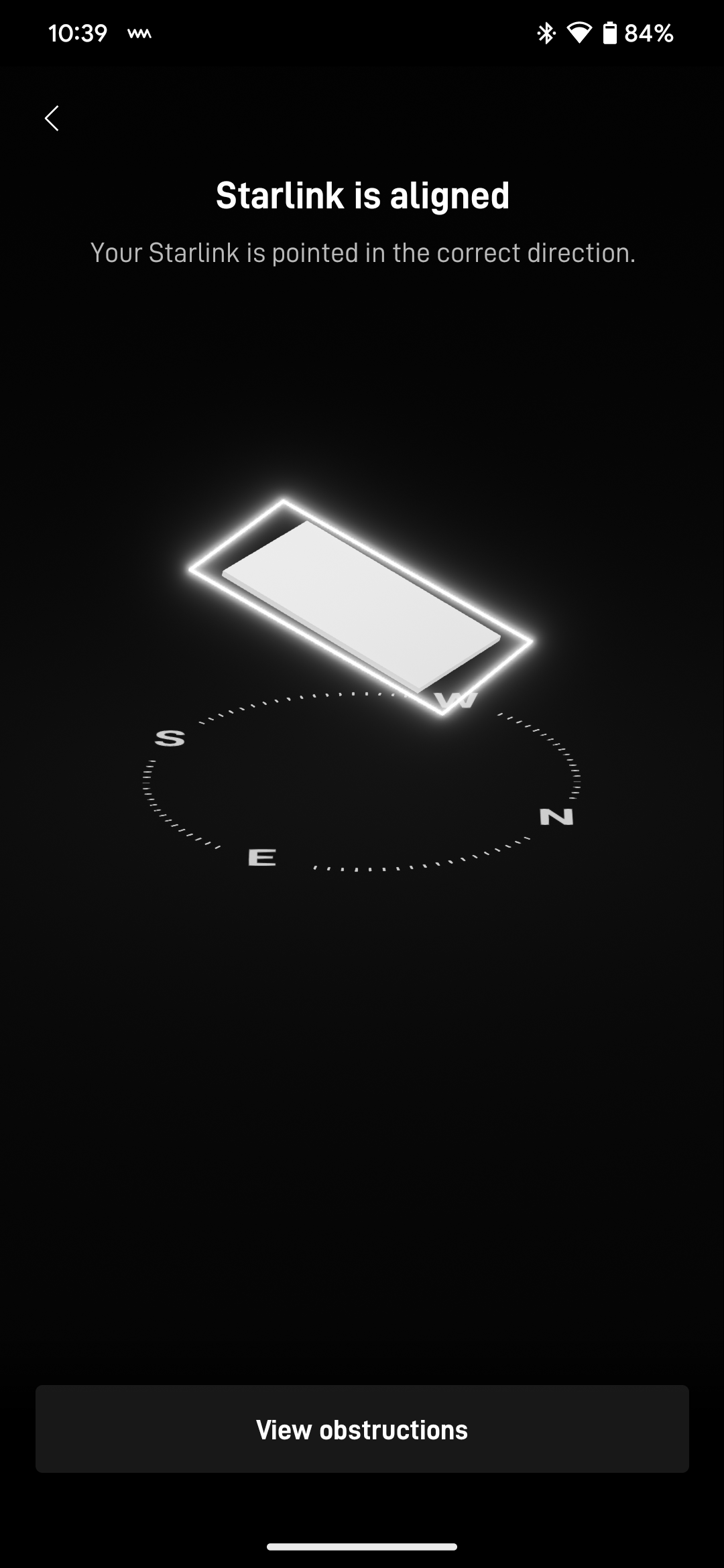 Starlink alignment test Sierra Vista AZ