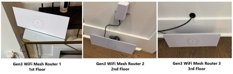 Gen3 Wifi Mesh router setups