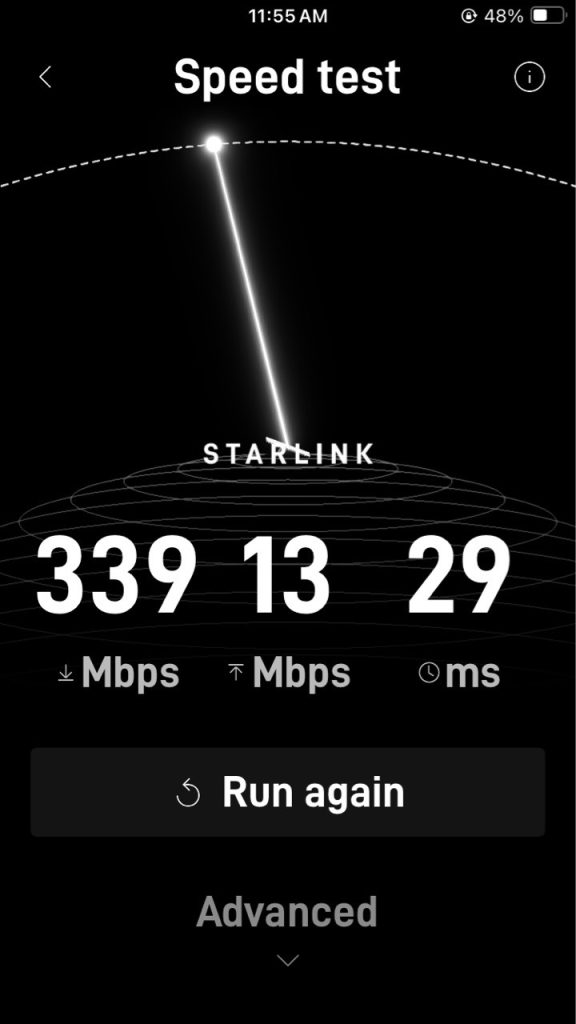 Starlink speed test Scottsdale AZ