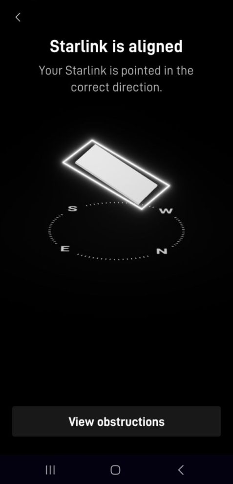 Starlink alignment test Sebree KY