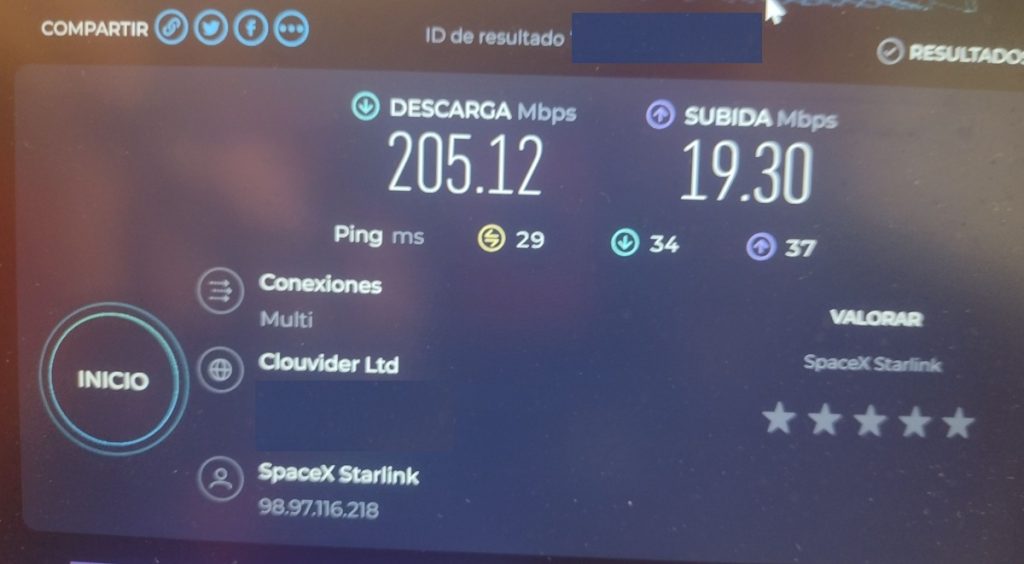 Starlink speed test Albuquerque NM