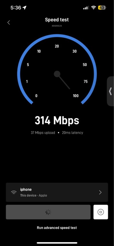 Starlink speed test Eagar AZ