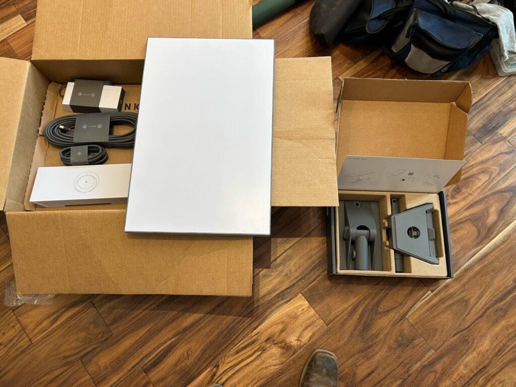 Starlink kit and pivot mount