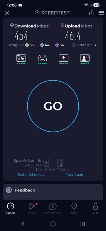 Starlink Speed test Altamont OR